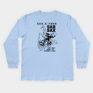 Saxaphone 1 Kids Long Sleeve T-Shirt